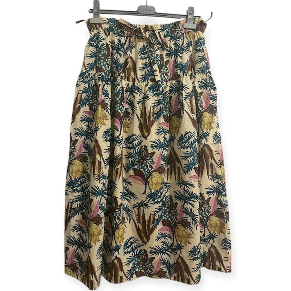 Ulla Johnson Fernanda Printed Midi Skirt in Wildflower Size 0